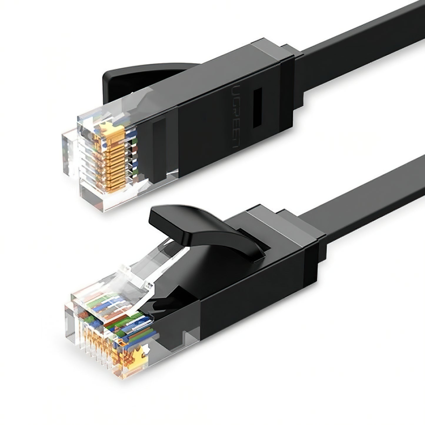 UGREEN NW102 Flat Netwerkkabel, UTP, Cat6, 3m, Zwart