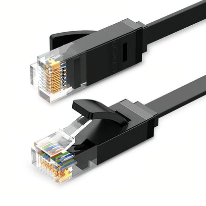 UGREEN NW102 Flat Netwerkkabel, UTP, Cat6, 3m, Zwart