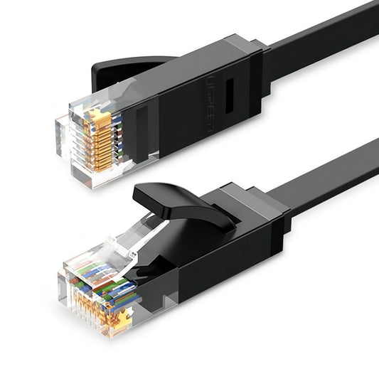 UGREEN NW102 Flat Netwerkkabel, UTP, Cat6, 3m, Zwart