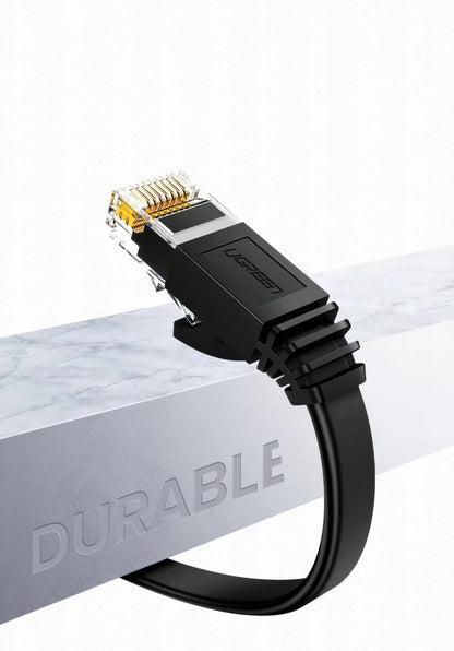 UGREEN NW102 Flat Netwerkkabel, UTP, Cat6, 3m, Zwart