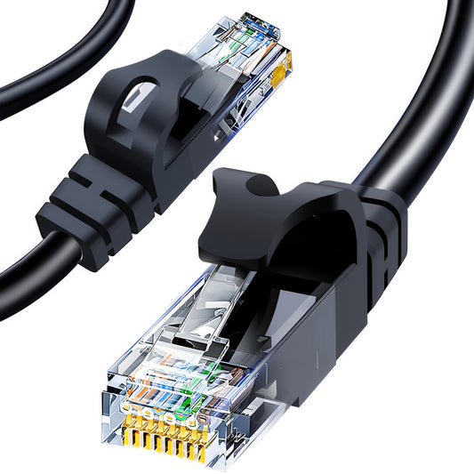 Netwerkkabel XO Design GB007, UTP, Cat6, 1m, Zwart