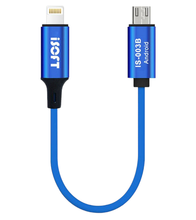 iSOFT IS-003B Gegevenskabel, Lightning - microUSB Interface
