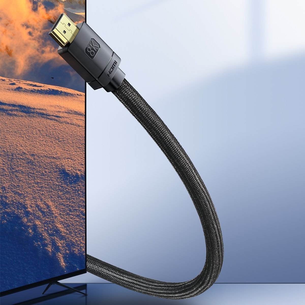 Baseus High Definition Videokabel, HDMI - HDMI, 8K, 2m, Zwart CAKGQ-K01