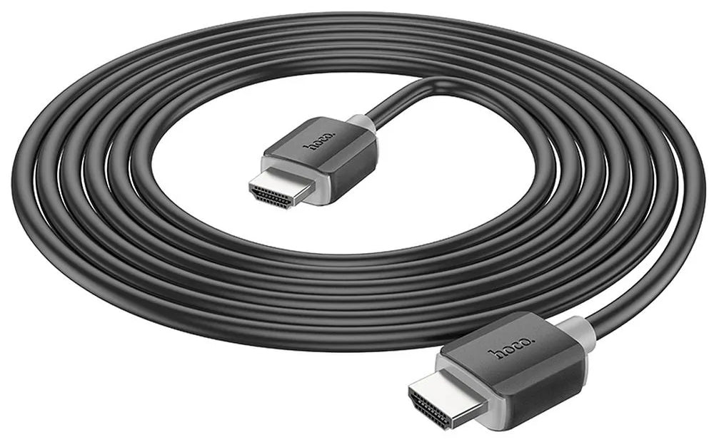 Video Kabel HOCO US08, HDMI - HDMI, 4K, 1m, Zwart