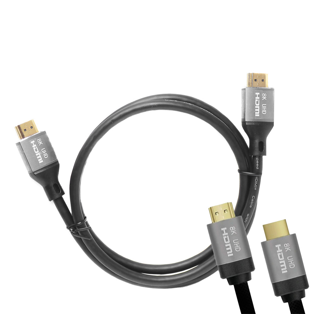 LTC Gold Videosnoer, HDMI - HDMI, 8K, 1m, Zwart