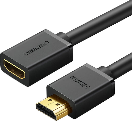 UGREEN HD107 Verlengkabel Video, HDMI - HDMI, 4K, 3m, Zwart