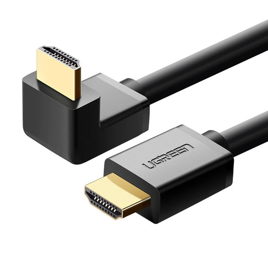 Videokabel UGREEN Schuin, HDMI - HDMI, 4K, 2m, Zwart HD103 