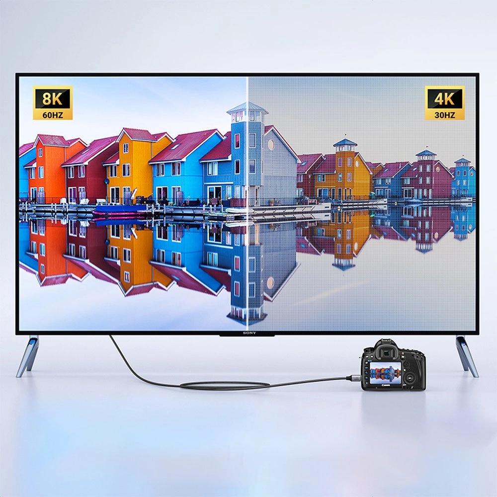 Videokabel UGREEN HD163, miniHDMI - HDMI, 8K, 2m, Gri