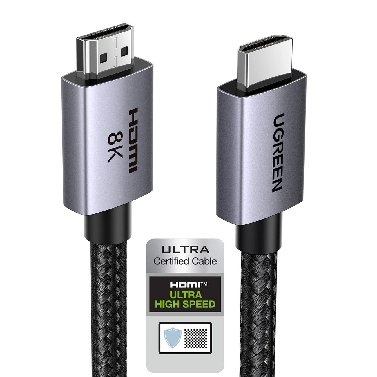 Videokabel UGREEN HD171, HDMI - HDMI, 8K, 1m, Zwart