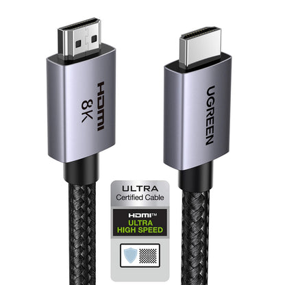 Videokabel UGREEN HD171, HDMI - HDMI, 8K, 1m, Zwart