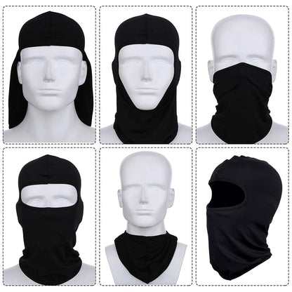 Ski Balaclava Unisex Techsuit BLC1, Zwart