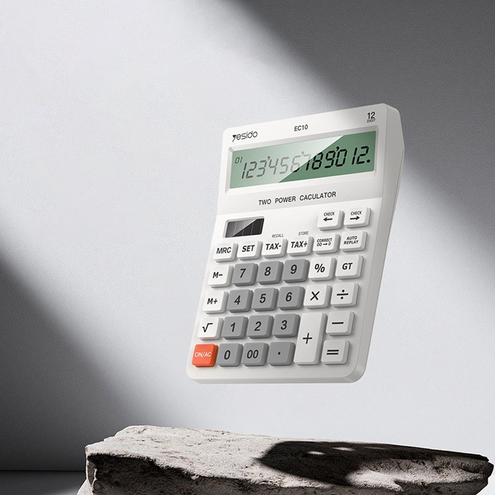Bureaurekenmachine Yesido EC10, Wit