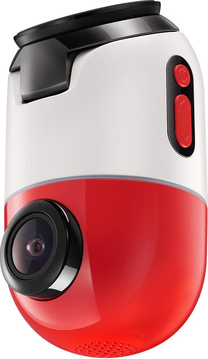 70mai Dash Cam Omni 360 X200, 1080P, 128Gb, Wi-Fi, GPS, AI, stembediening, 1,2inch scherm, Rosie X200-128-RED