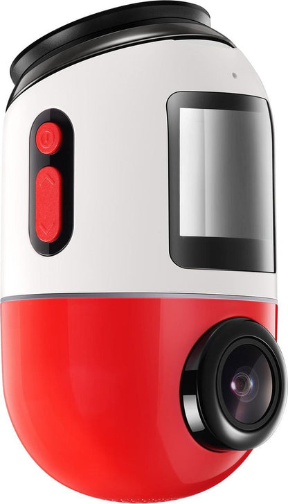 70mai Dash Cam Omni 360 X200, 1080P, 64Gb, Wi-Fi, GPS, AI, stembediening, 1,2inch scherm, Rosie X200-64-RED