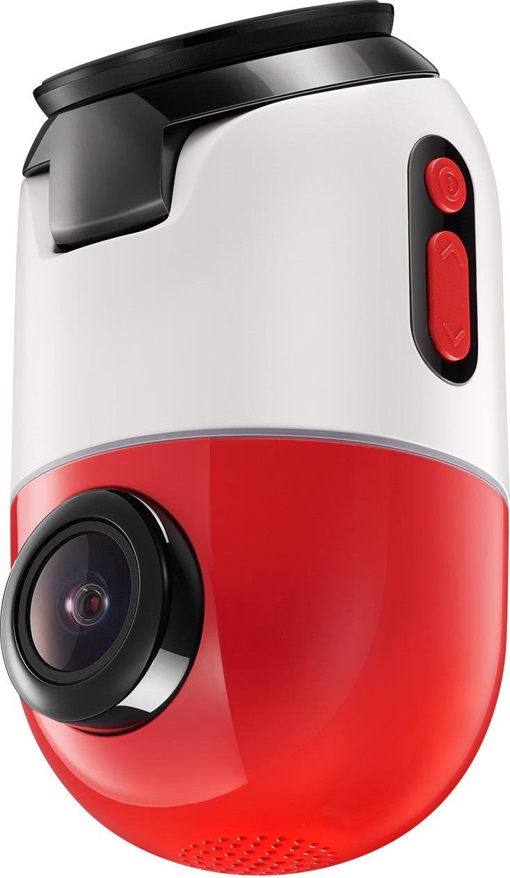 70mai Dash Cam Omni 360 X200, 1080P, 64Gb, Wi-Fi, GPS, AI, stembediening, 1,2inch scherm, Rosie X200-64-RED