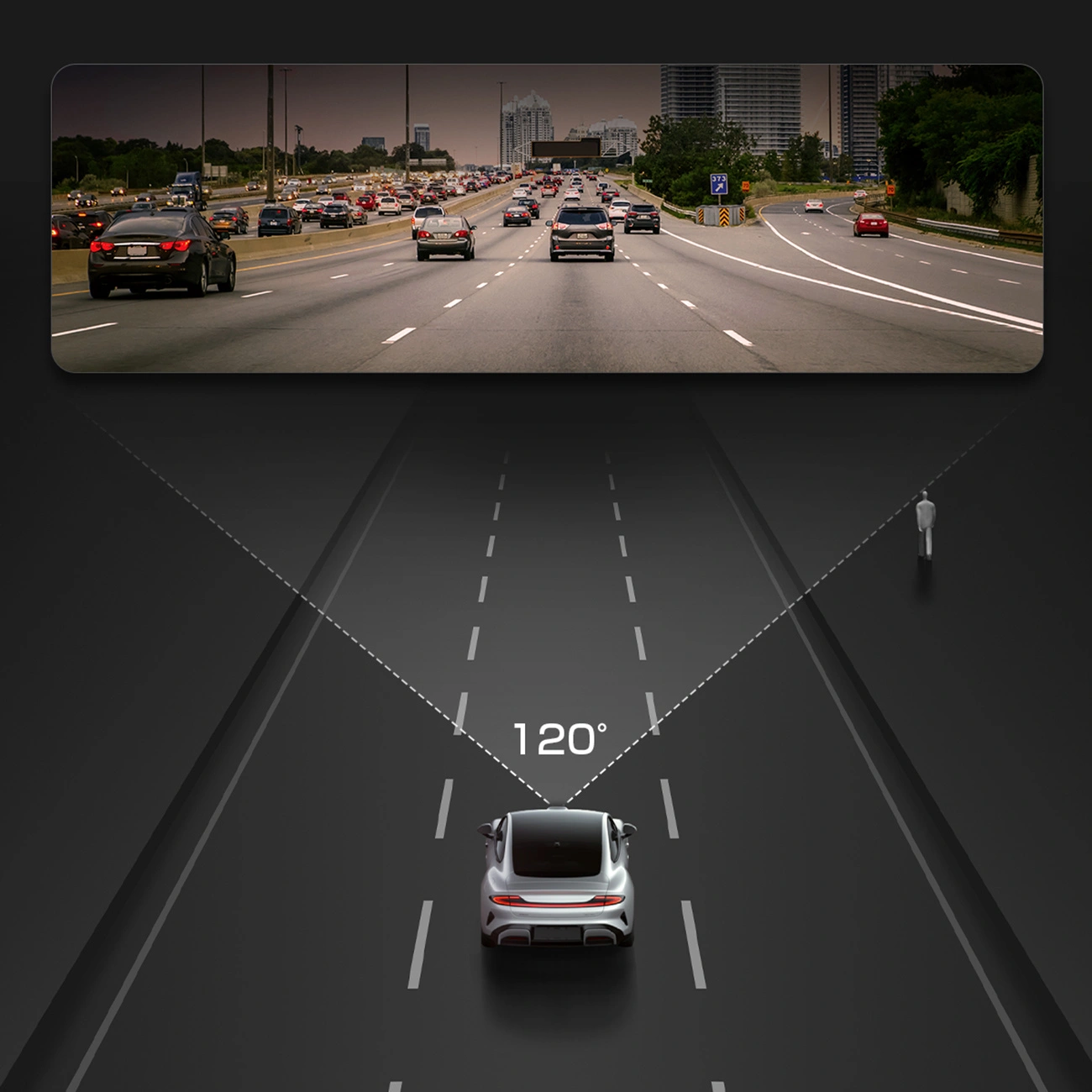 Akeeyo P1 Auto Camera, 1080P, Wi-Fi