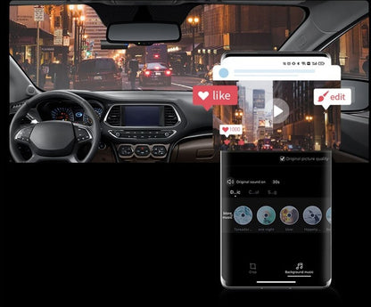 Auto Camera DDPAI Mini Pro DM2503A-02, 2K, Wi-Fi