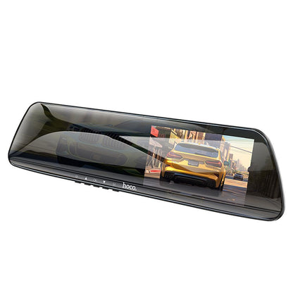 HOCO DV4 Mirror Front Rear Car Camera, 4.5inch Display