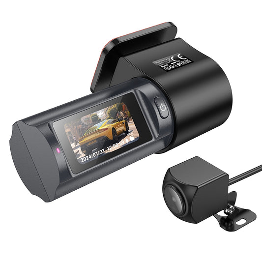 Voor- en Achteruitrijcamera HOCO DV8, 2K, Display 1,47 inch