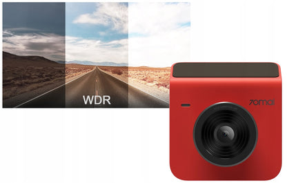 Car Camera 70mai Dash Cam A400, 2K, Wi-Fi, 2inch Display, Red