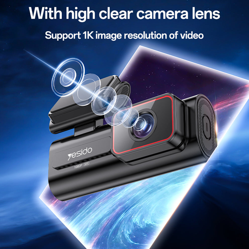 Auto Camera Yesido KM21, 1080P, Wi-Fi, Display 1.47 inch