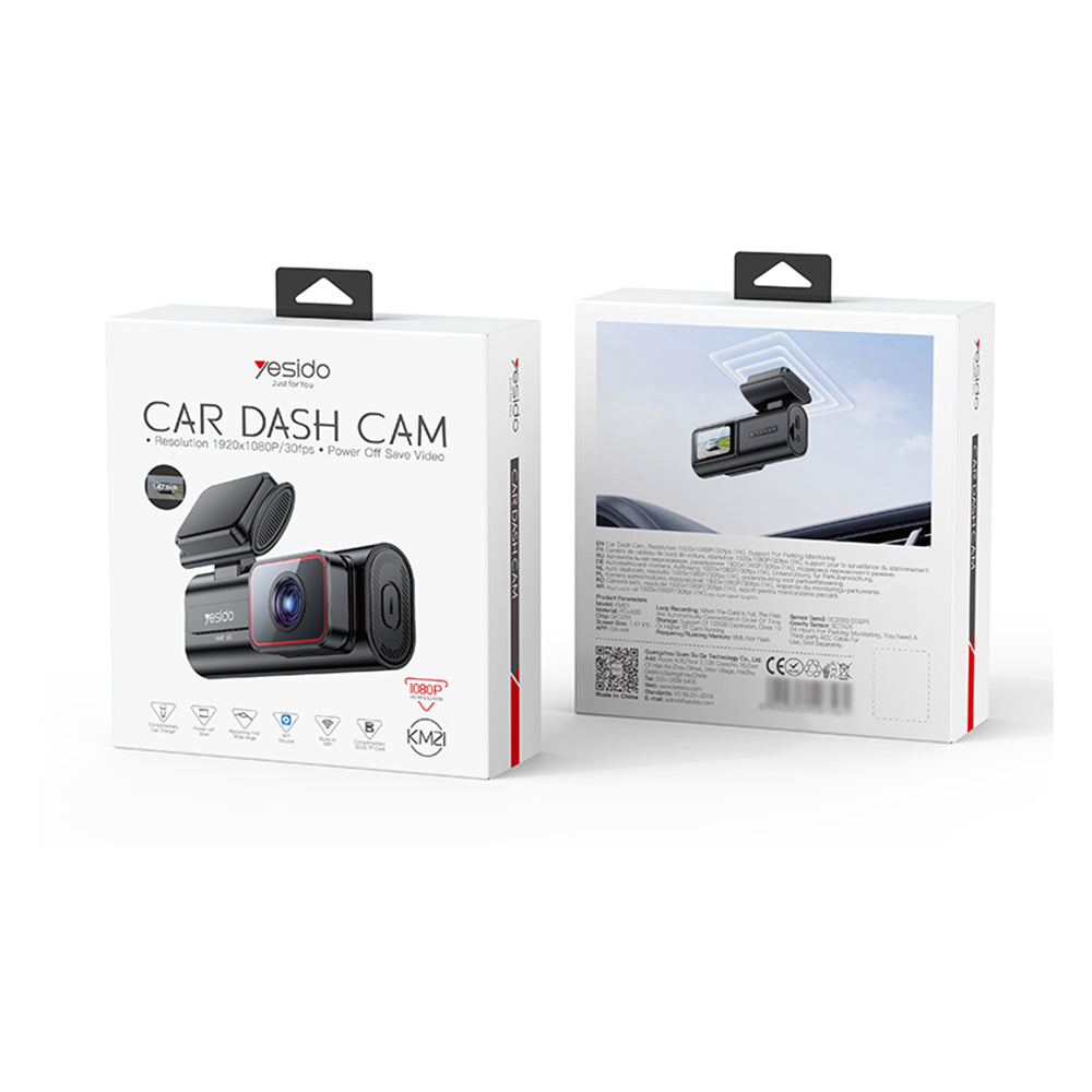 Auto Camera Yesido KM21, 1080P, Wi-Fi, Display 1.47 inch