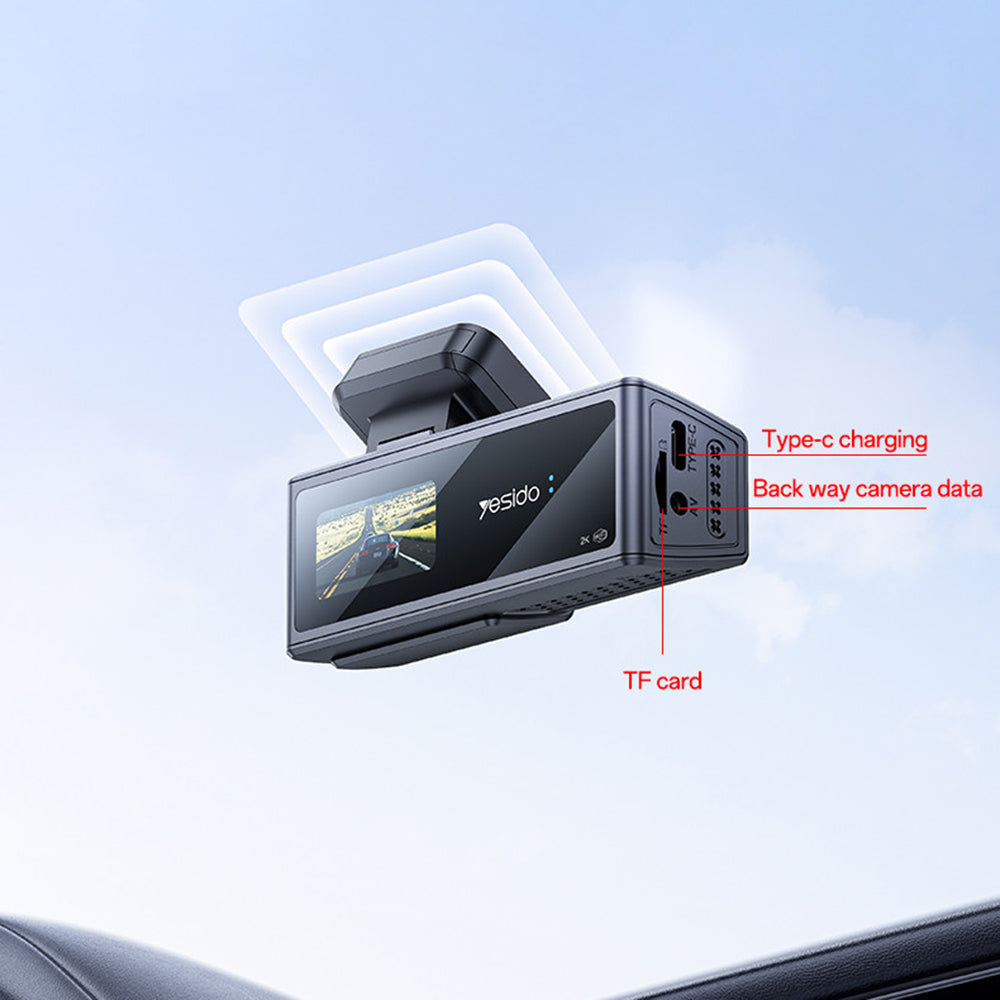 Auto Camera Yesido KM22, 1080P, Wi-Fi, Zwart