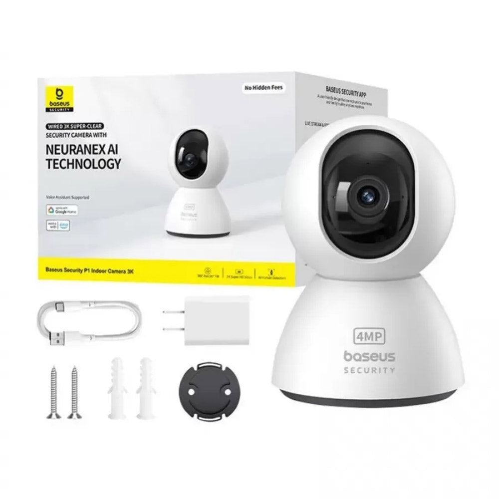 Baseus P1 Bewakingscamera, Wi-Fi, 3K, Binnen S0ST002130