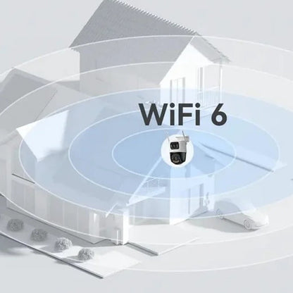 Imou Cruiser Dual 2 Pro Bewakingscamera, Wi-Fi, 2.5K + 2.5K, IP65, Buiten, Wit IPC-S7XFP-8U0WED