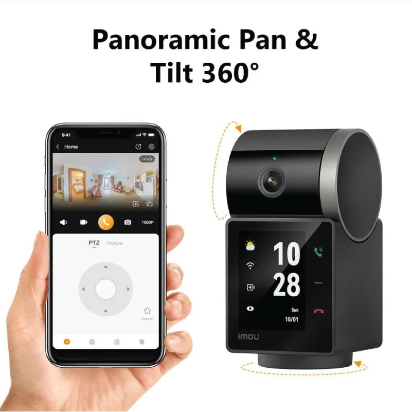 Bewakingscamera Imou Rex VT Pro, Wi-Fi, 3K, Binnen, Zwart IPC-S2VBP-5M0WR