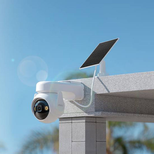 Imou Cell PT Kit Bewakingscamera, Wi-Fi, 2K, IP66, Zonnepaneel, Buiten, Wit KIT/IPC-K9EP-3T0WE/FSP12-TYPEC