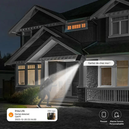 Imou Cell PT Kit Bewakingscamera, Wi-Fi, 2K, IP66, Zonnepaneel, Buiten, Wit KIT/IPC-K9EP-3T0WE/FSP12-TYPEC