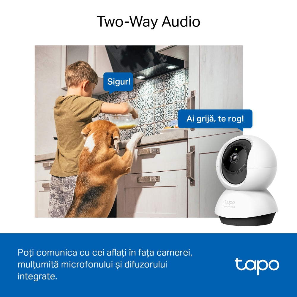 TP-LINK Tapo C220 Surveillance Camera, Wi-Fi, 2K, Indoor