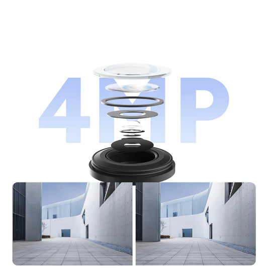 Xiaomi CW500 Dual Bewakingscamera, Wi-Fi, 2.5K, IP66, Buiten BHR9402EU