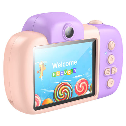 Digitale Camera HOCO DV201 Kids, 1080P, 2MP, Roze