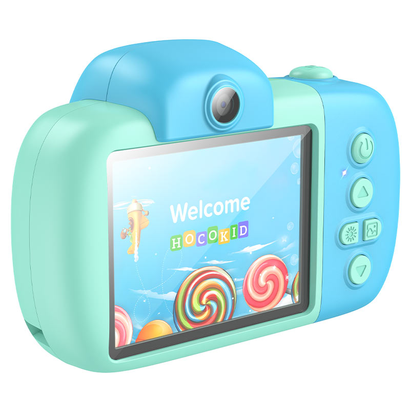 Digitale Camera HOCO DV201 Kids, 1080P, 2MP, Blauw