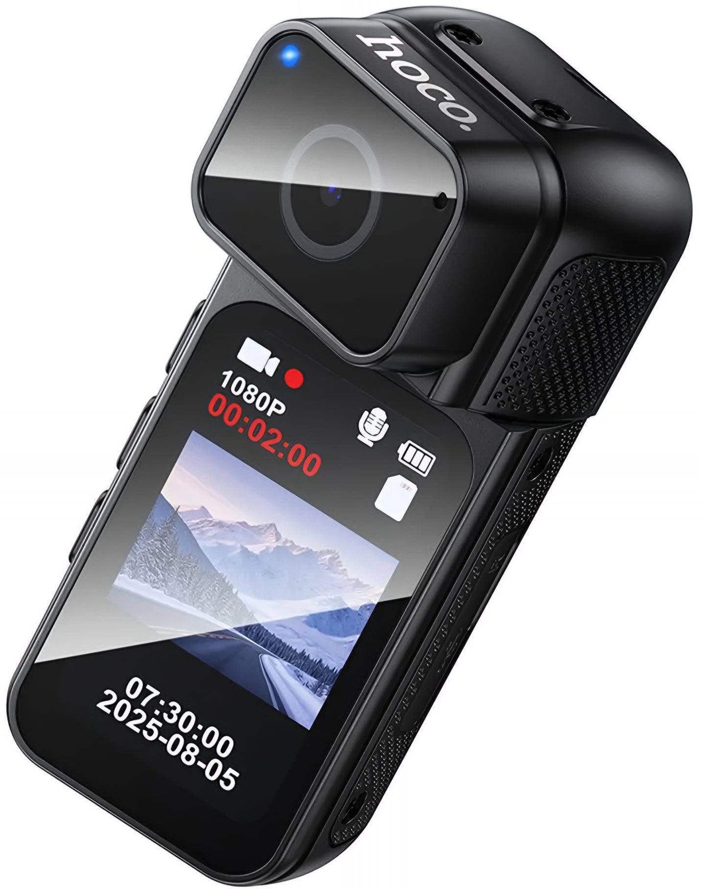 Sportcamera HOCO DV105, 2.7K, 1,47 inch display, Zwart