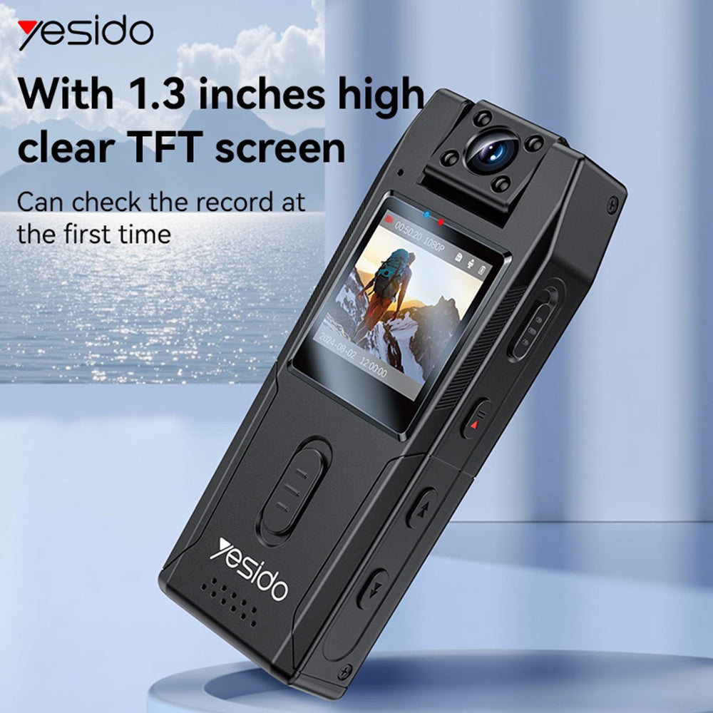 Sportcamera Yesido KM25, 1080P, Display 1.3 inch, Zwart