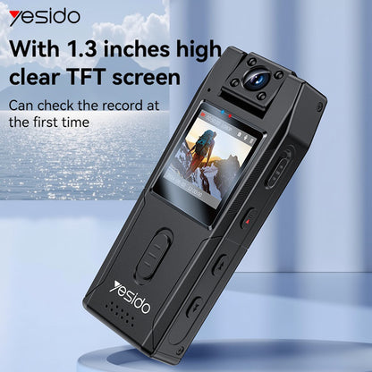 Sportcamera Yesido KM25, 1080P, Display 1.3 inch, Zwart