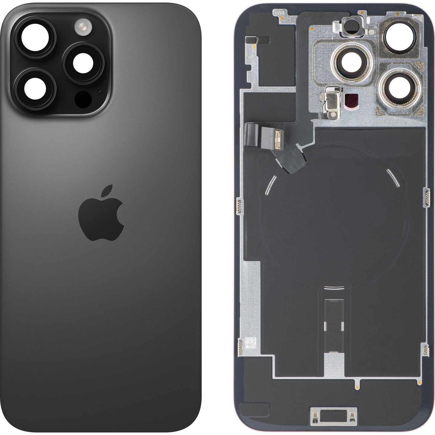 Batterijdeksel Apple iPhone 16 Pro Max, Zwart (Black Titanium), Swap