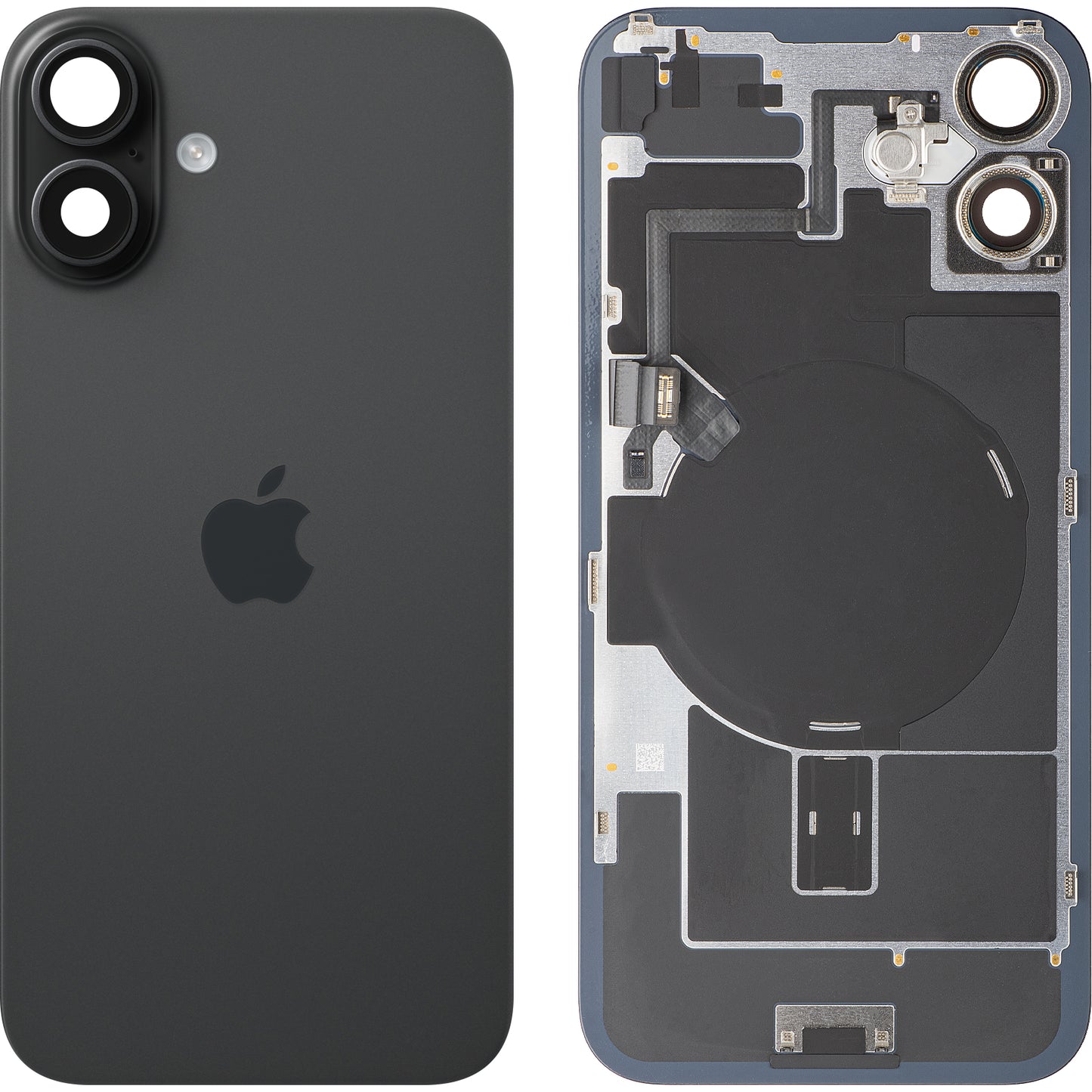 Batterijdeksel Apple iPhone 16 Plus, Zwart, Swap