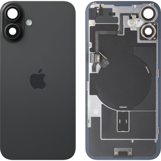 Batterijdeksel Apple iPhone 16 Plus, Zwart, Swap