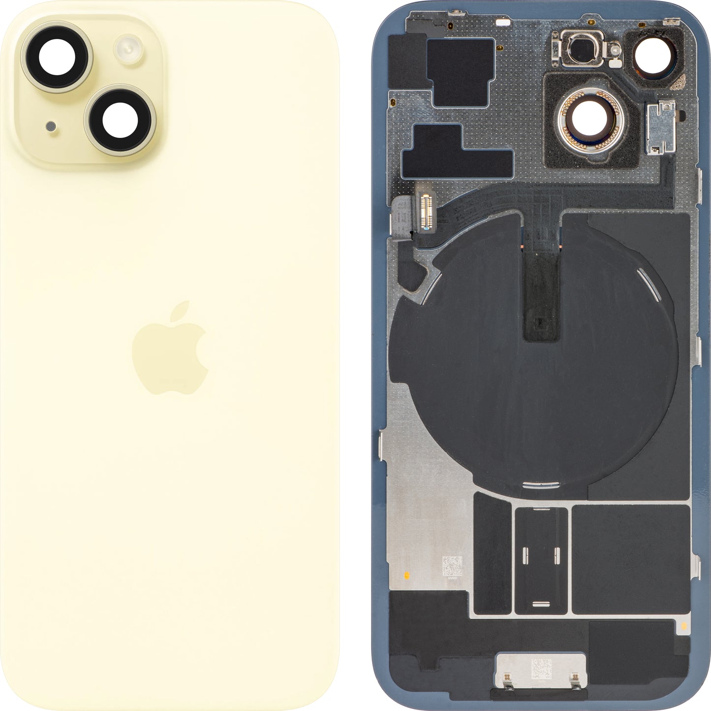 Batterijdeksel Apple iPhone 15, Geel, Swap