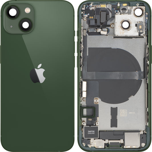 Batterijdeksel Apple iPhone 13, Met Middenbehuizing, Volledige Onderdelen, Groen, Swap