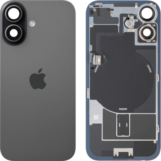 Apple iPhone 17 Batterijklep, Zwart, Premium Swap