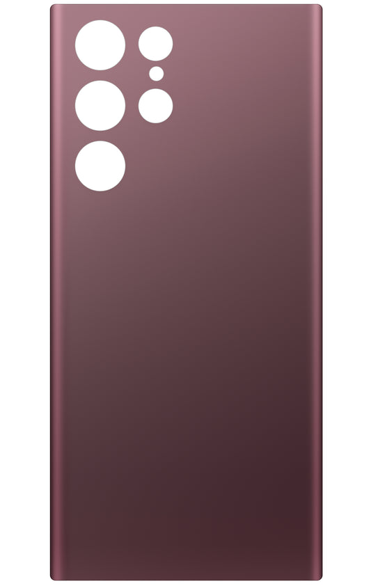 Batterijklep compatibel met Samsung Galaxy S22 Ultra 5G S908, Wijnrood