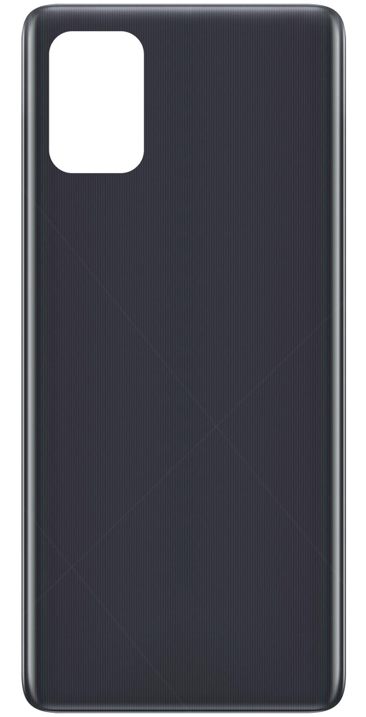 Batterijklep compatibel met Samsung Galaxy A71 A715, Zwart