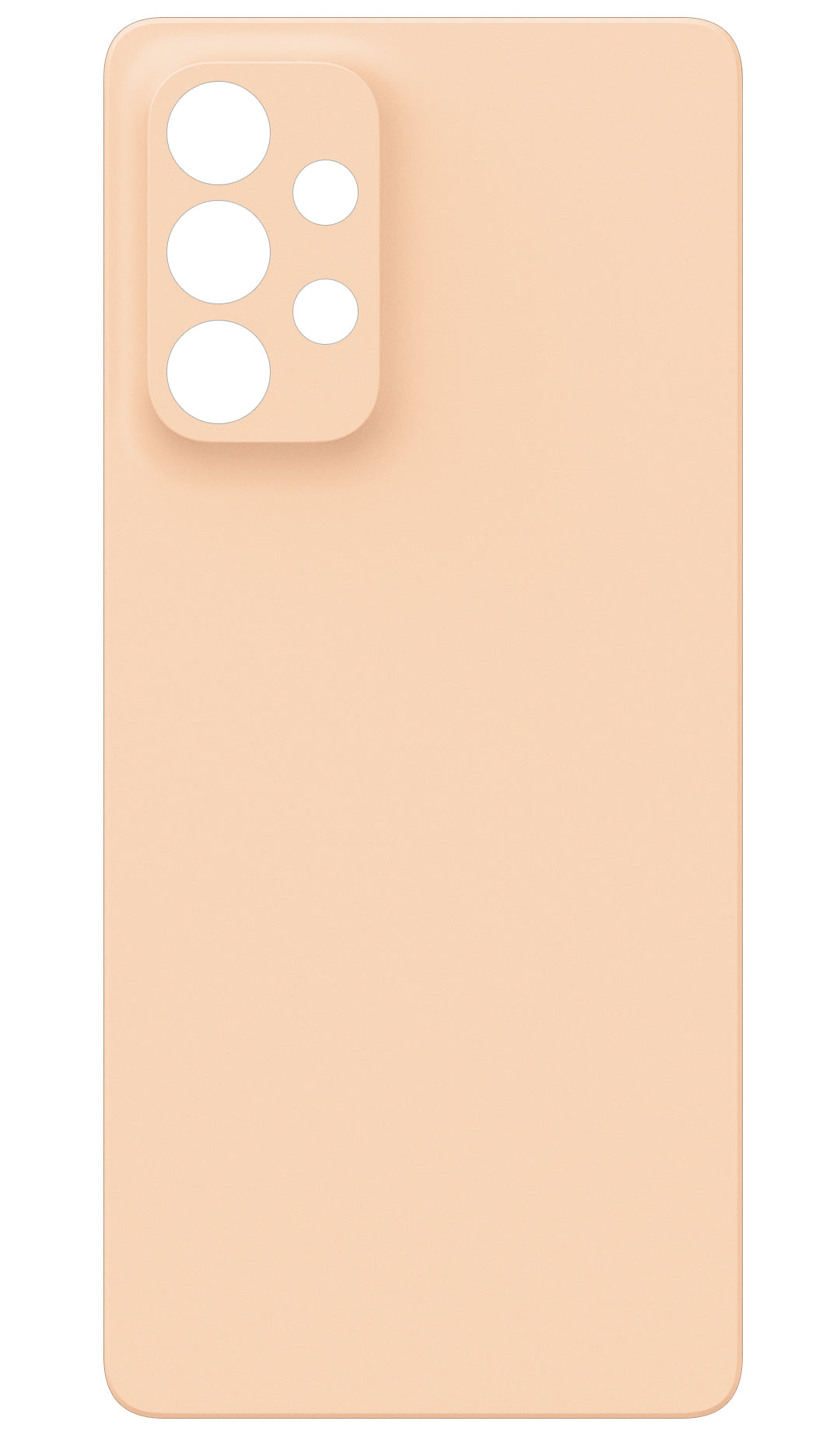 Batterijklep compatibel met Samsung Galaxy A53 5G A536, Oranje