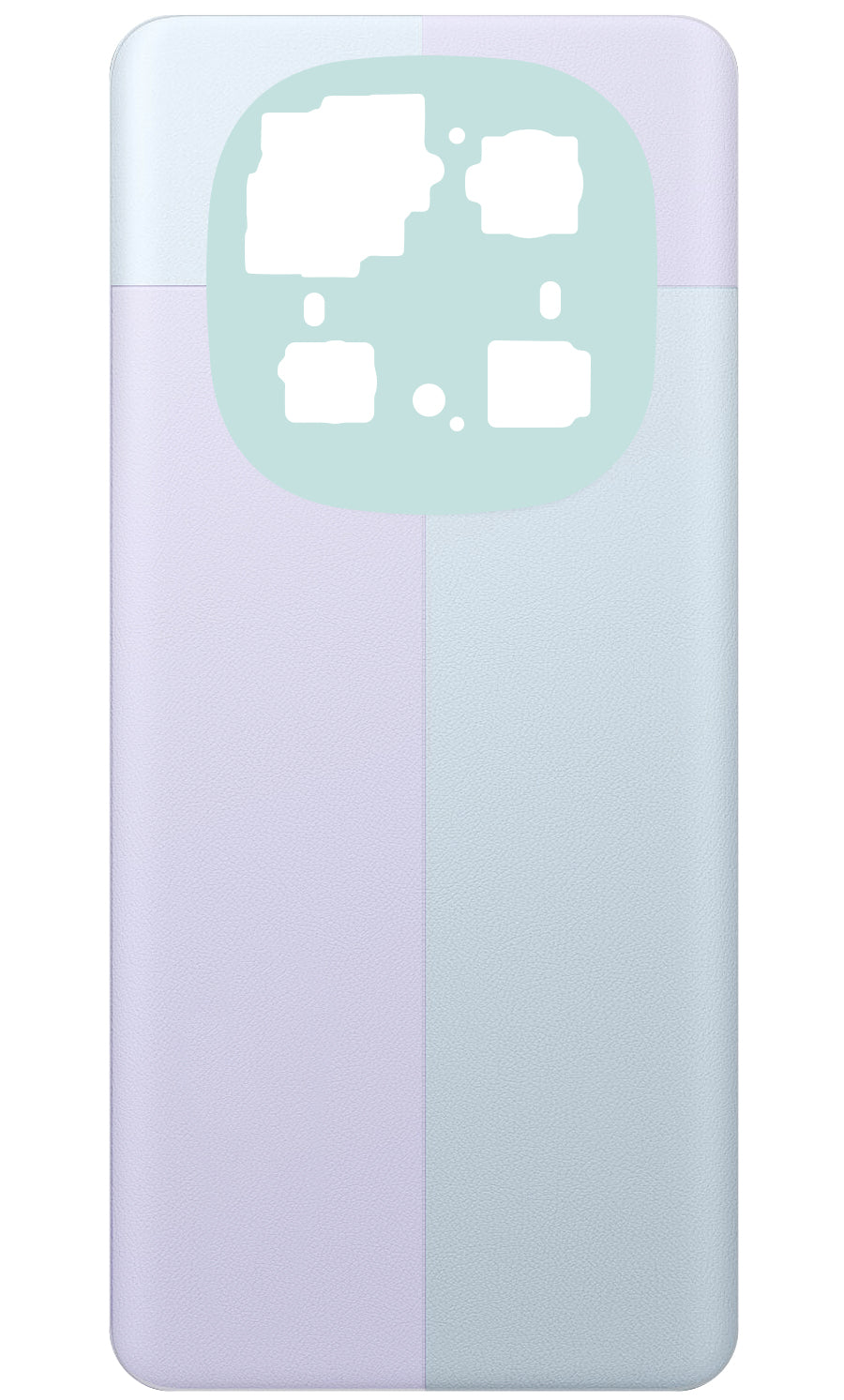 Batterijklep compatibel met Xiaomi Redmi Note 14 Pro 5G, Paars