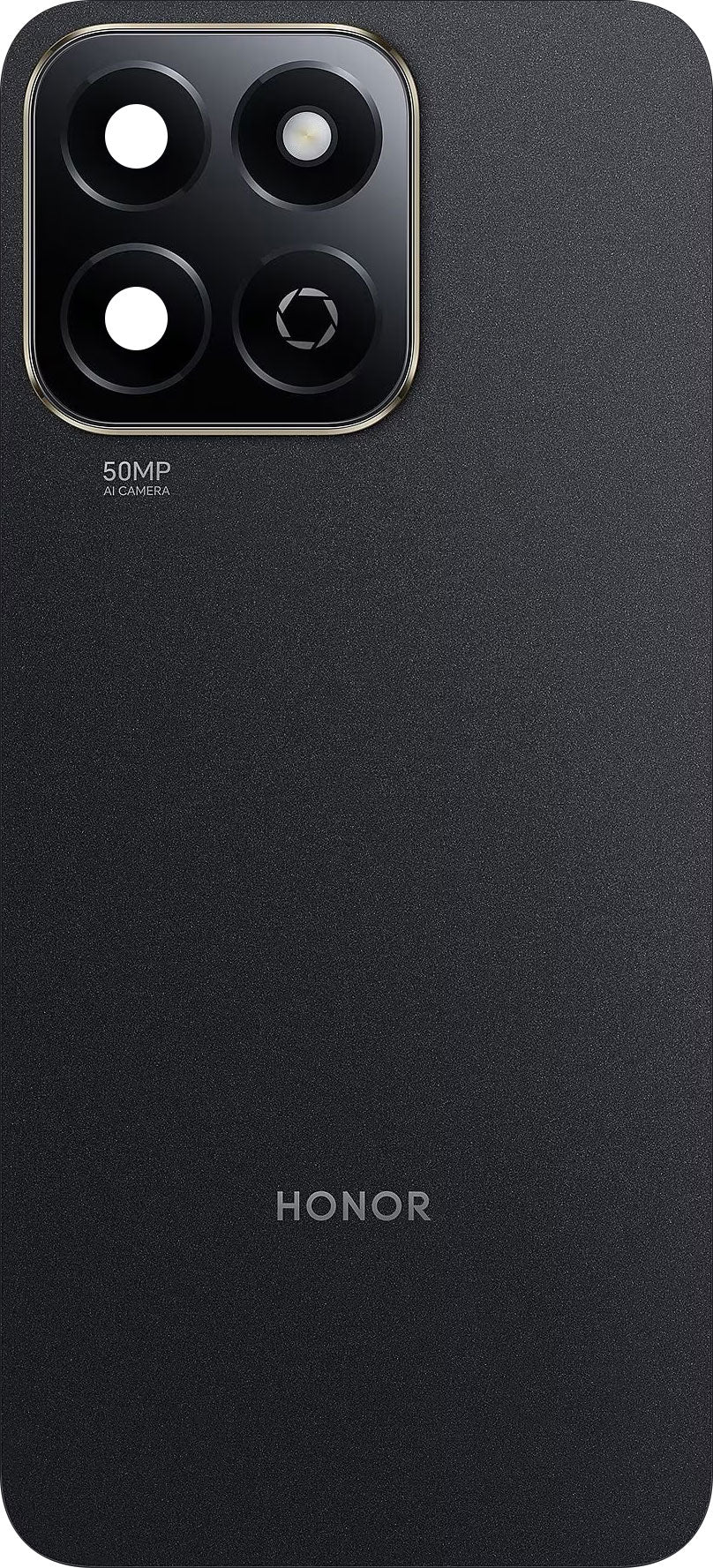 Batterijdeksel Honor X7c 5G / 200 Smart, Zwart (Midnight Black), Service Pack 9707ABNG